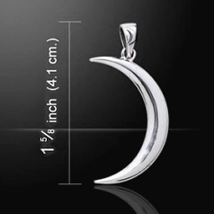 Crecsent Moon Pendant - Click Image to Close