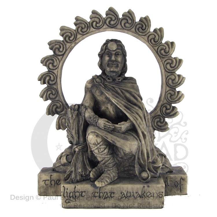 Lugh Statue - Stone Finish - Click Image to Close