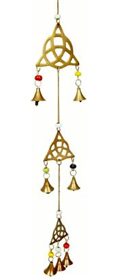 3 Triquetra Wind Chime 22" Long - Click Image to Close