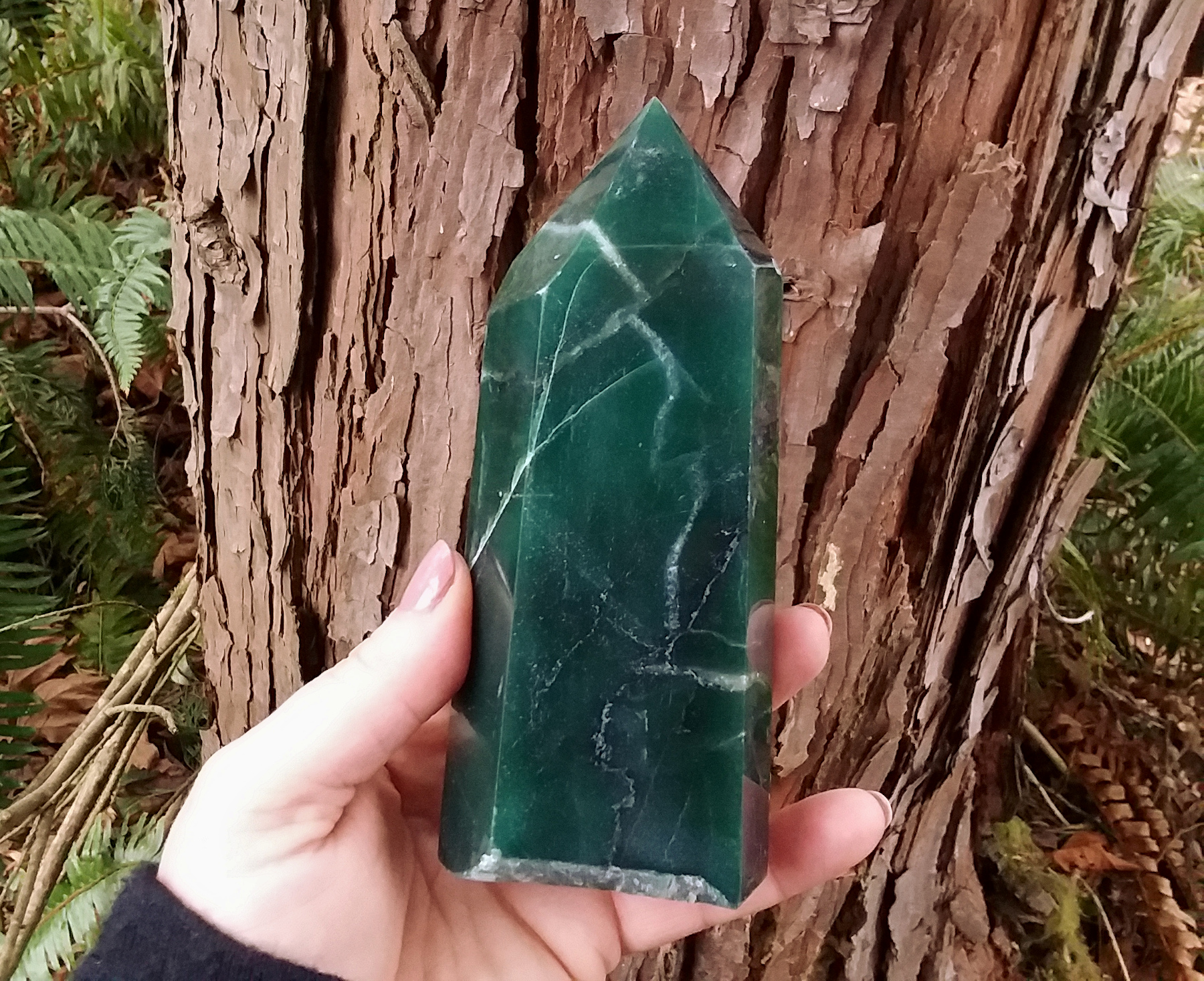 Green Aventurine Point 1 lb - Click Image to Close