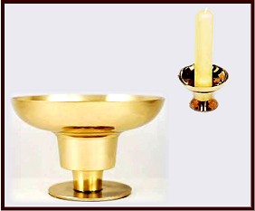 Brass Candle Holder - Click Image to Close