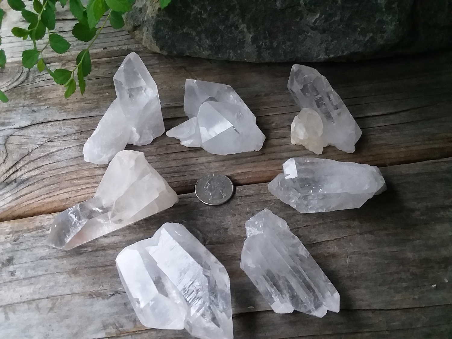 Clear Quartz Crystal Cluster - 2" to 3"