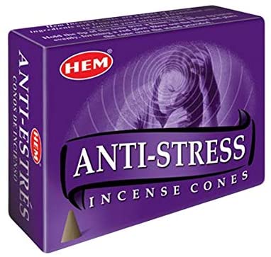 Anti-Stress HEM Cone Incense - one box of 10pcs - Click Image to Close