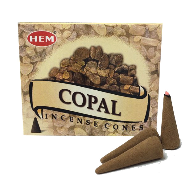 Copal HEM Cone Incense - one box of 10pcs - Click Image to Close