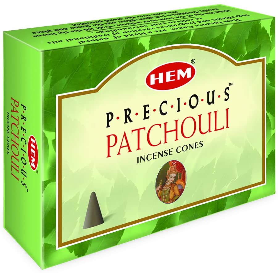 Patchouli HEM Cone Incense - one box of 10pcs