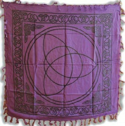 Triquetra Altar Cloth Purple 36"x36"