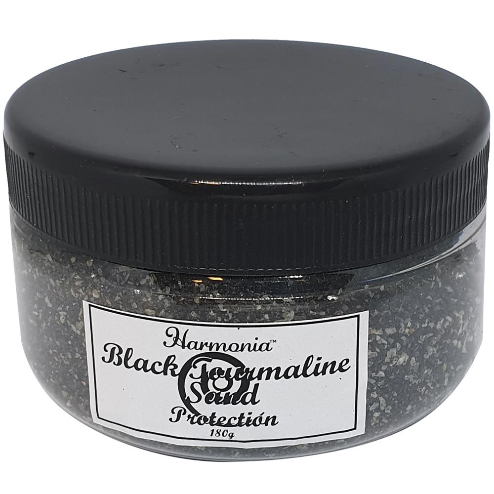 Gemstone Crystal Sand in Jar - Black Tourmaline - Click Image to Close