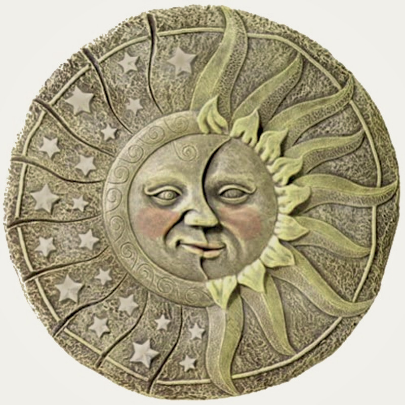 Sun Moon & Stars Wall Plaque - Click Image to Close