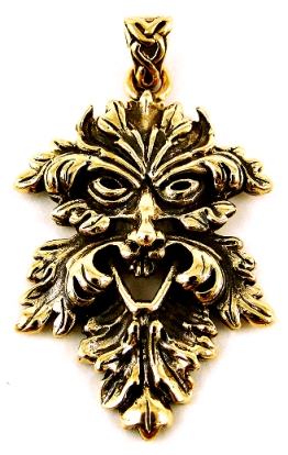 Bronze Leafman Pendant - FREE S&H - Click Image to Close