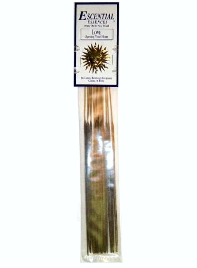 Love Escential Escential Essences Incense Sticks 16pk - Click Image to Close
