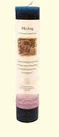 "Healing" Herbal Magic Pillar Candle 7" - Click Image to Close