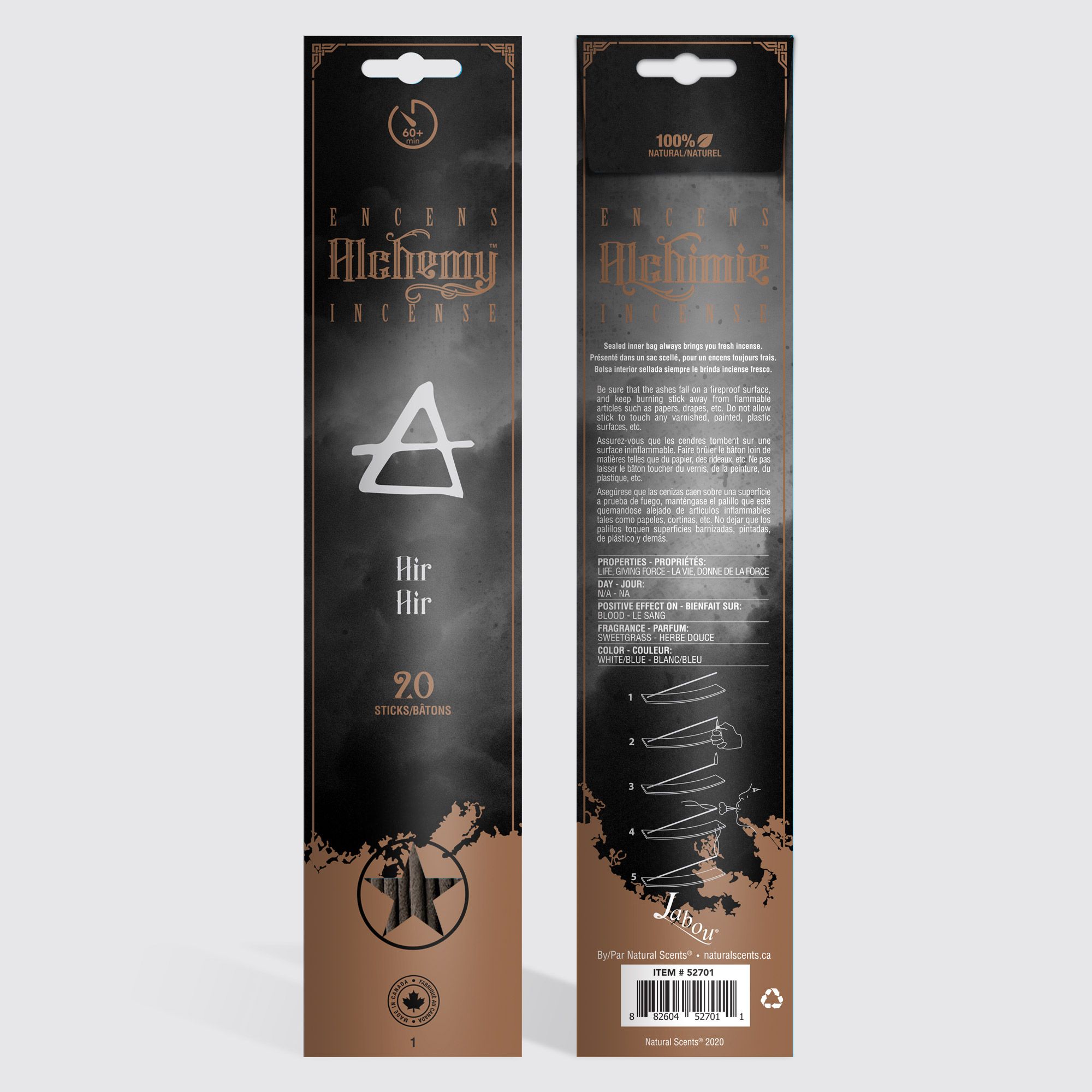 Alchemy Incense 20 sticks - Air - Click Image to Close