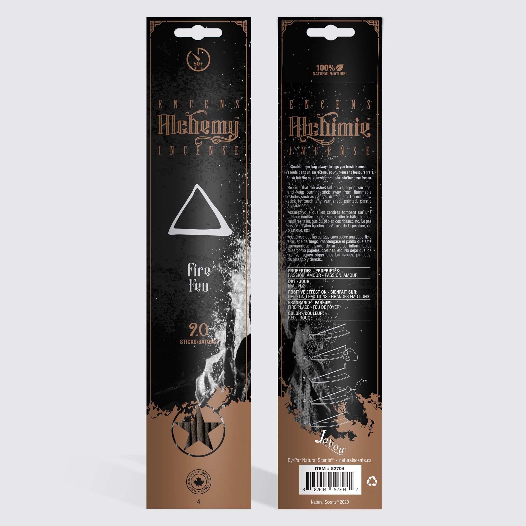 Alchemy Incense 20 sticks - Fire - Click Image to Close