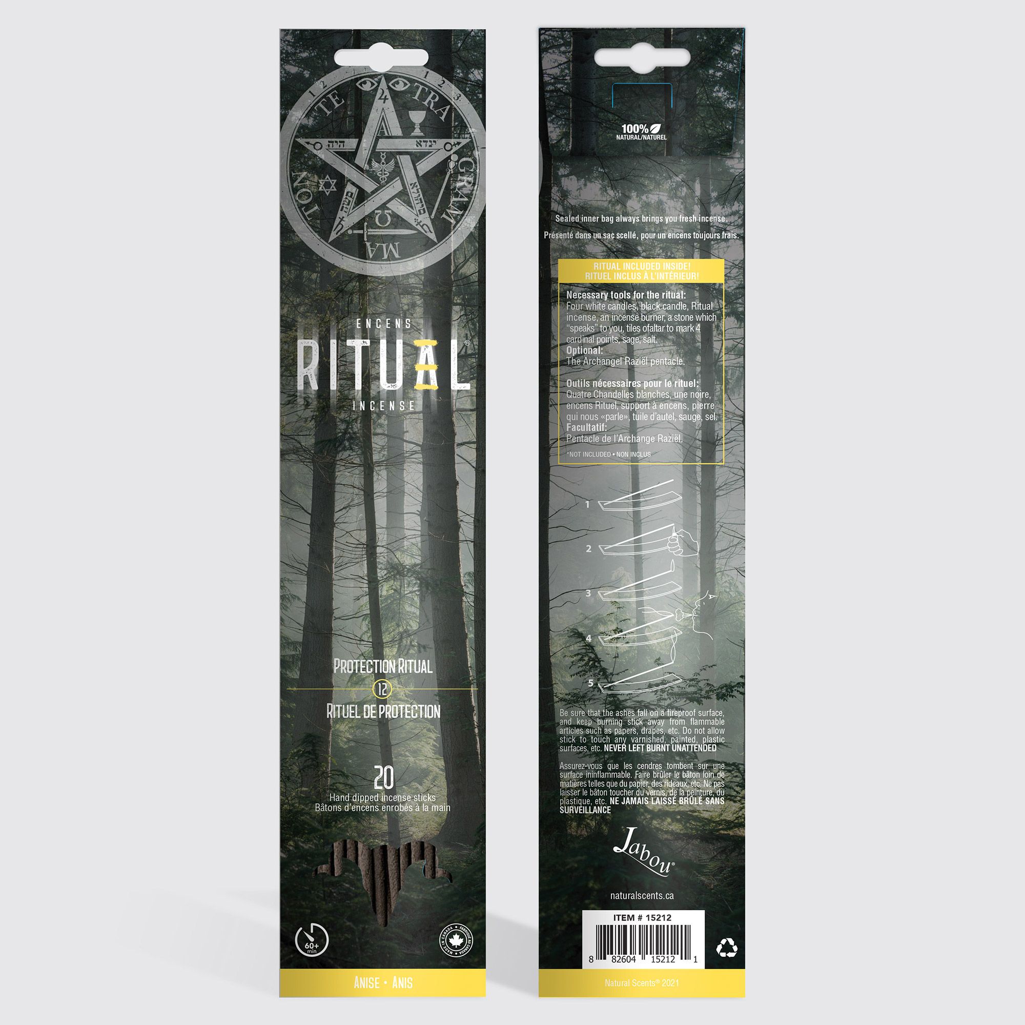 Protection Ritual Incense Sticks - Click Image to Close