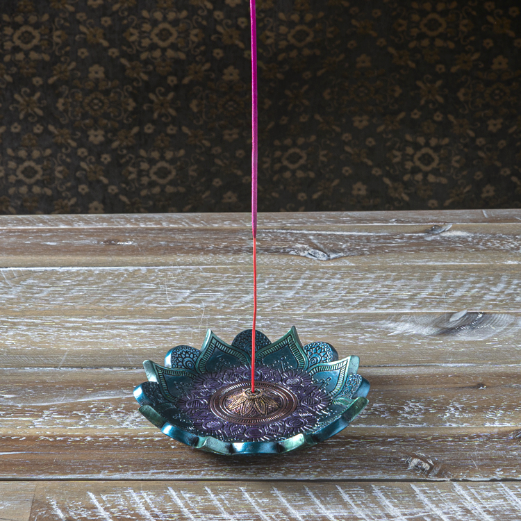 Mandala Stick Incense Holder Burner 5" - Click Image to Close