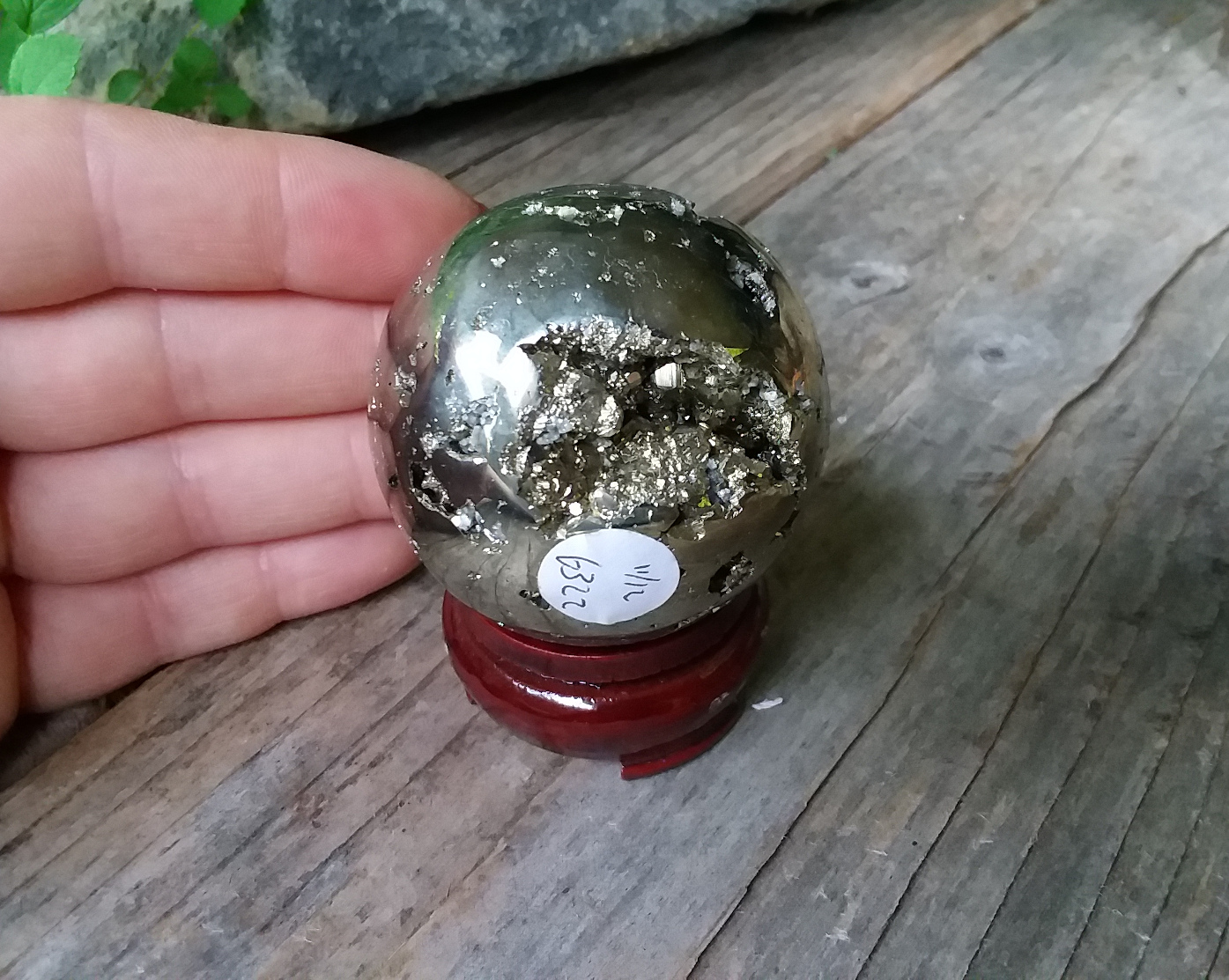 Iron Pyrite Sphere 1.75" - Click Image to Close