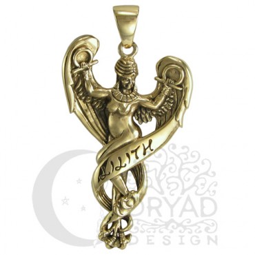 Bronze Lilith Pendant by Dryad Design