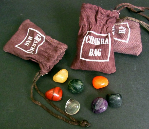 7 Stone Chakra Gemstone Set w/ Bag