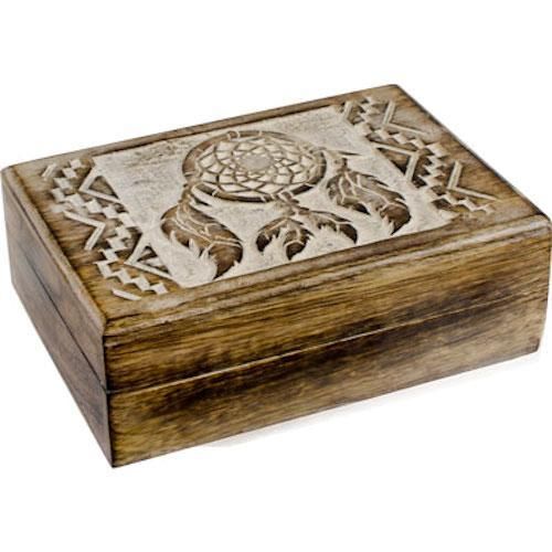 Mango Wood Dreamcatcher Box