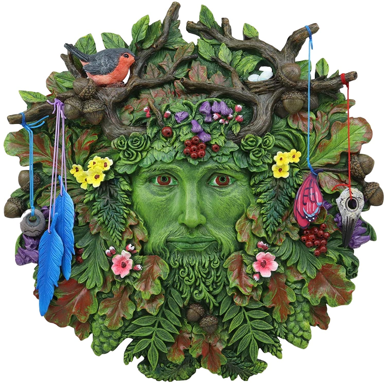 Celtic Greenman God of the Forest Plaque