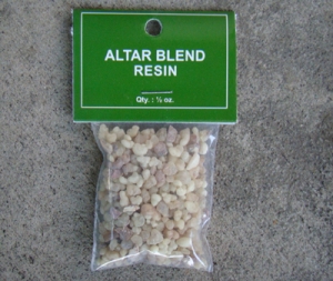 Altar Blend Resin Incense 1/2 oz
