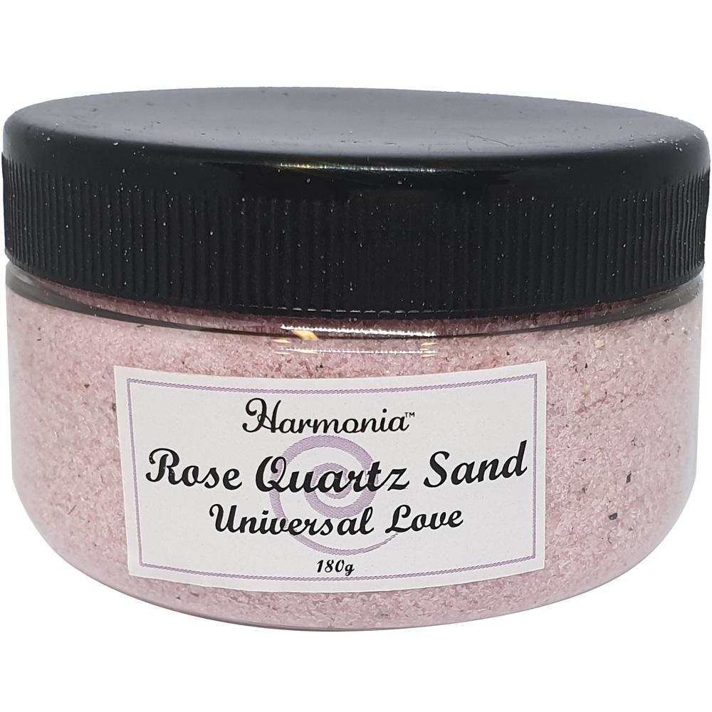 Gemstone Sand in jar - Rose Quartz