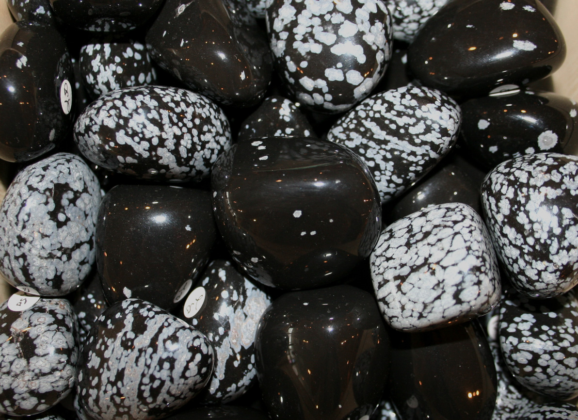 Snowflake Obsidian - Click Image to Close