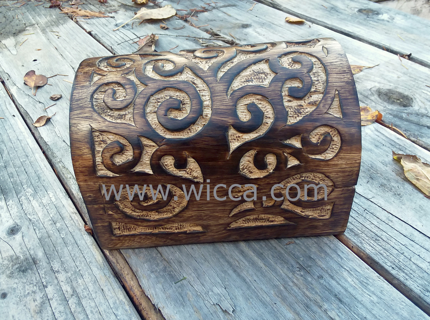Tree of Life wood treasure chest box