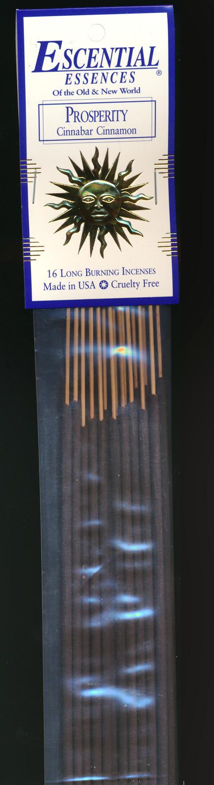 Prosperity Escential Essences Incense Sticks 16pk - Click Image to Close