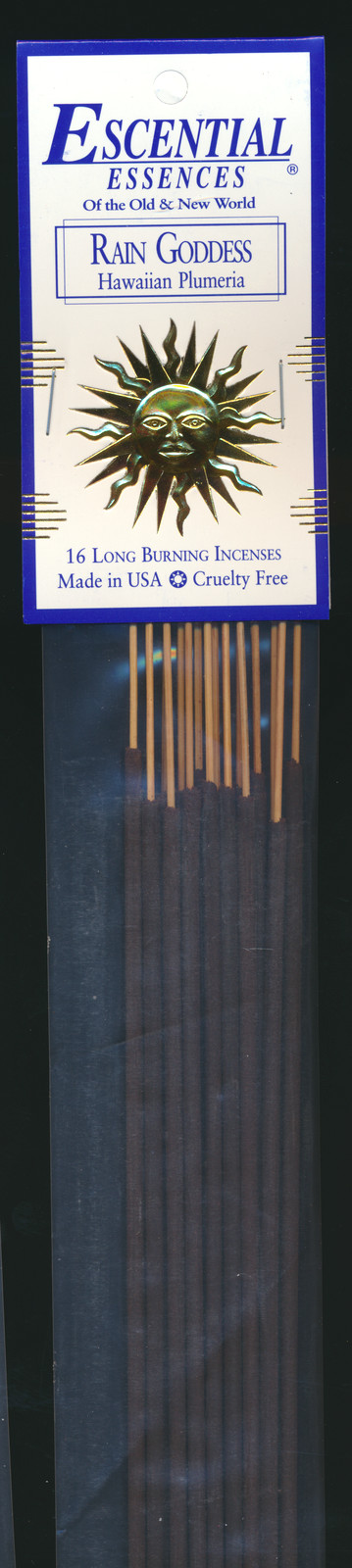 Rain Goddess Escential Essences Incense Sticks 16pk