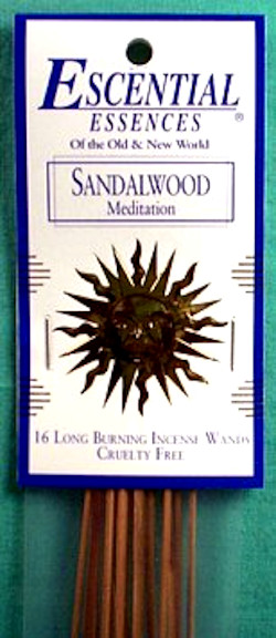 Sandalwood Escential Essences Incense Sticks 16pk - Click Image to Close
