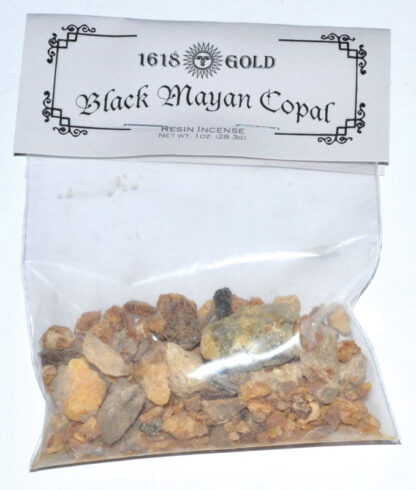 Black Mayan Copal Resin Incense 1 oz