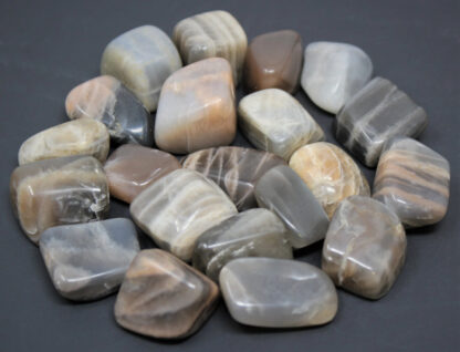 Moonstone tumbled stone