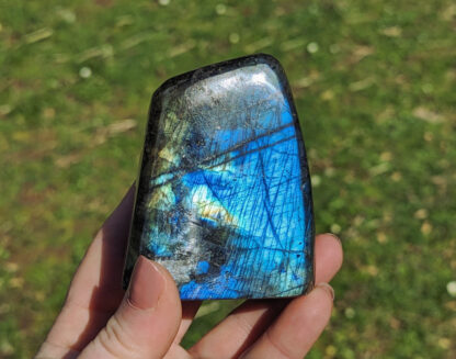 Polished Labradorite small standing free form 3"H #685