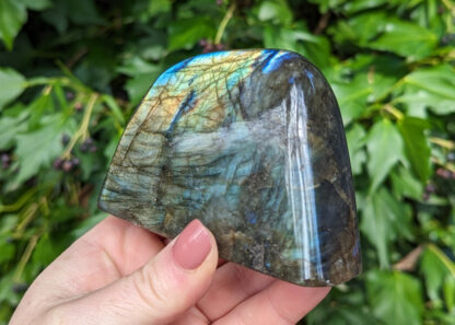 Polished Labradorite standing free form 2.75"H x 3.7/8" W #172 - Image 3